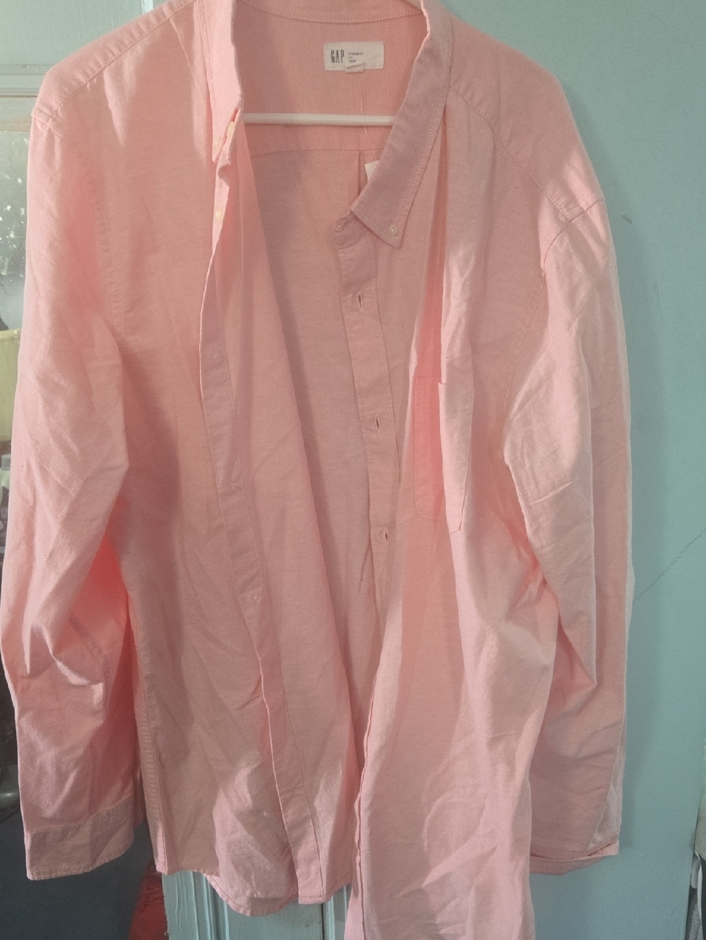 GAP Men’s Light Pink Button-Down Shirt